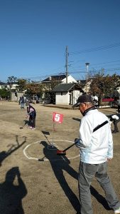 第9回　芳泉学区老人クラブグラウンドゴルフ大会